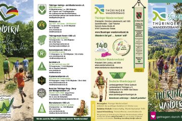 Flyer Thüringer Wanderverband_Vorderseite